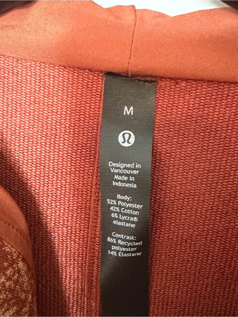 Lululemon City Sweat Pullover Hoodie Astral Dark Terracotta Desert Sun Medium - Picture 12 of 14